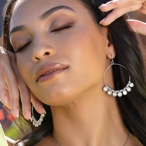 New Park Lane Castle Earrings - silver